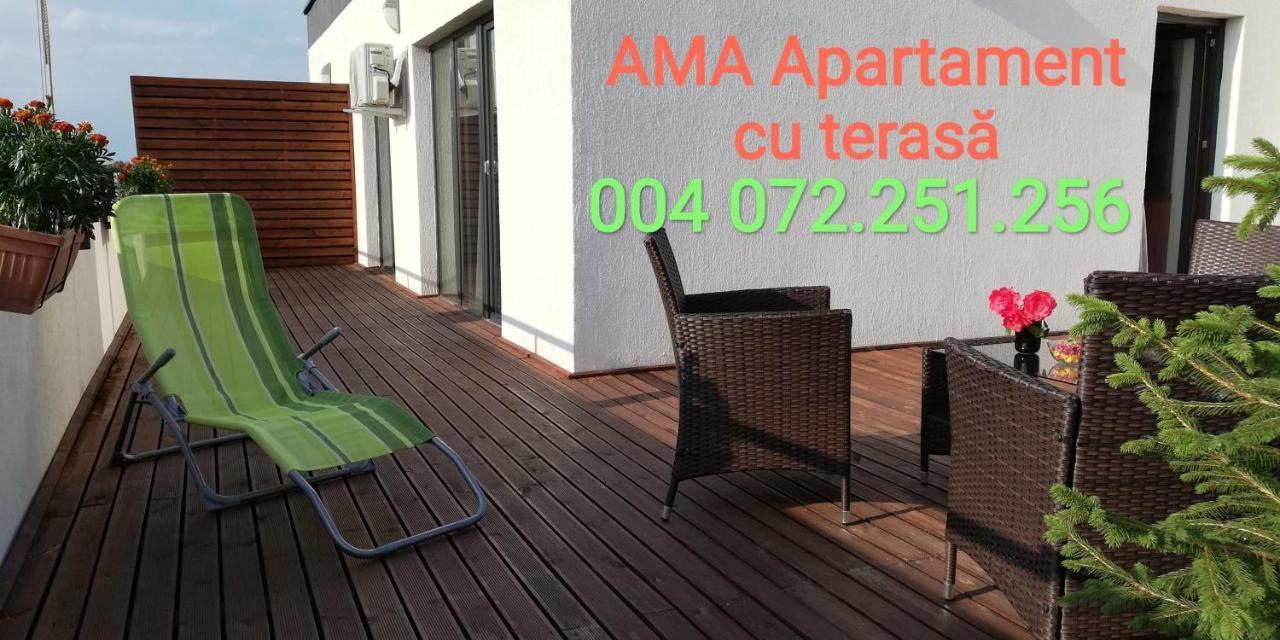 Ama Apartament Cu Terasa 50 Mp & Parcare Brașov Exterior foto